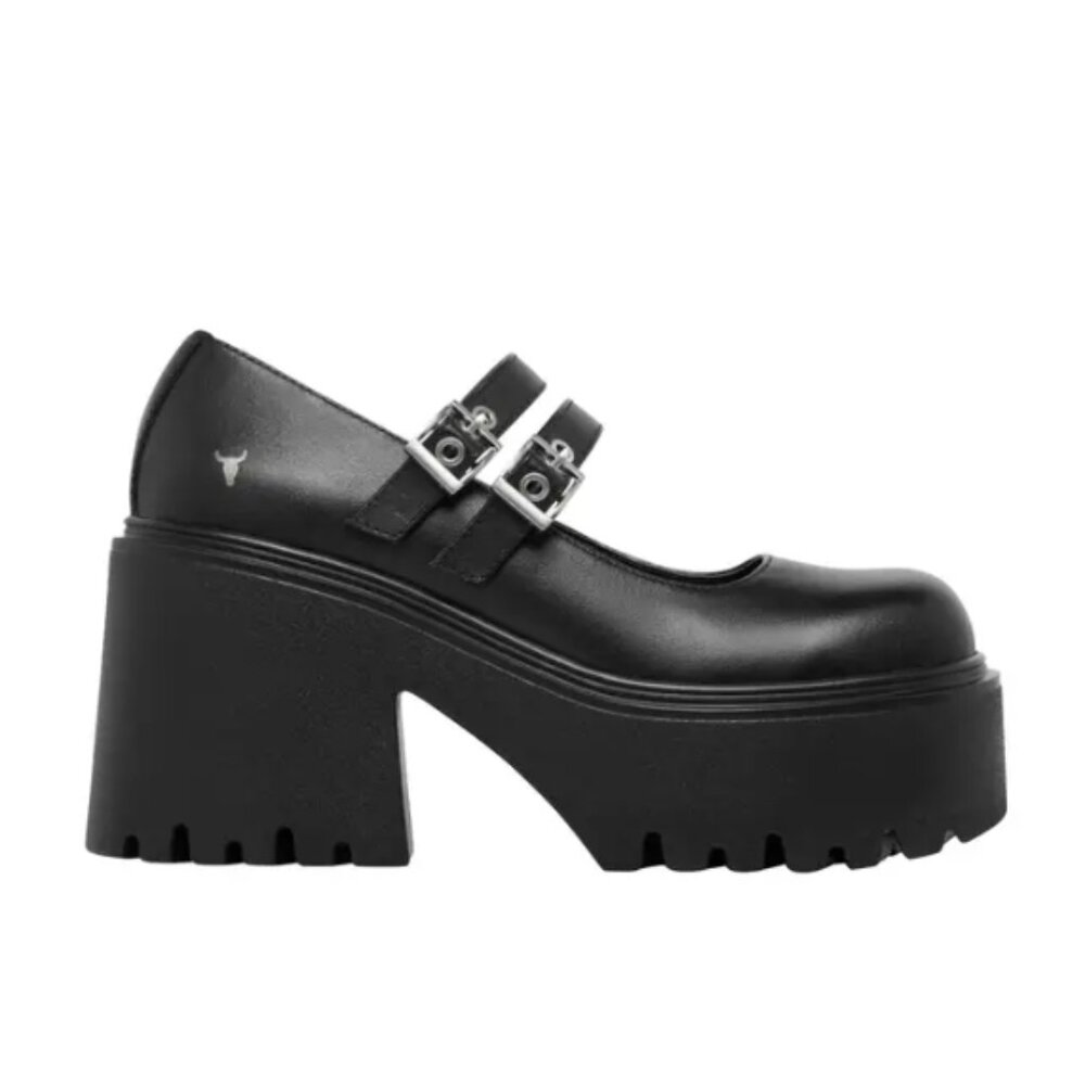 Windsor Smith - Lessons Black Platform Shoes